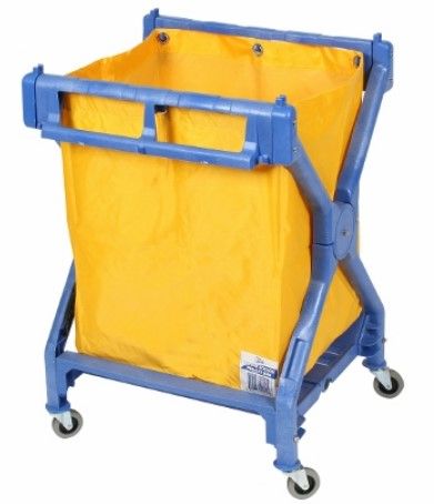 Plastic frame scissor trolley  ASSEMBLED
