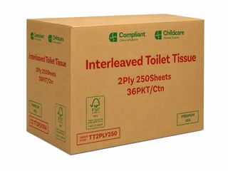 CCS 2 ply Interleaved Toilet Tissue ctn 9000