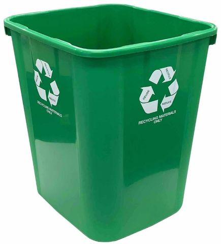 32L Bin  _Recycling Material Only_  Green