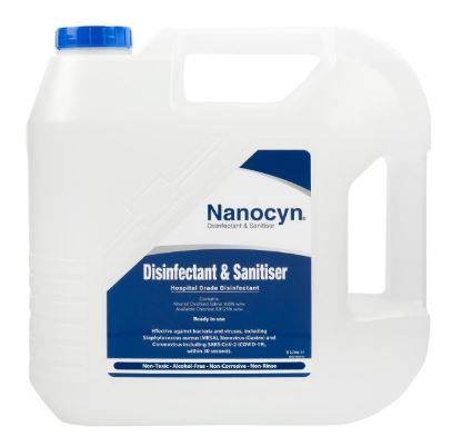 Nanocyn MicroSafe Disinfectant & Sanitiser 5L