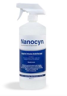 Nanocyn MicroSafe Disinfectant & Sanitiser 990ML