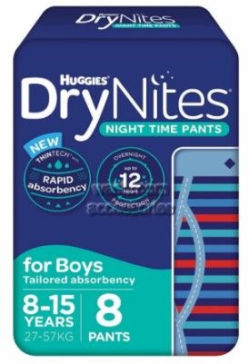 HUGGIES  DryNites BOY 8-15YR Carton 24