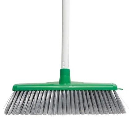 GREEN General Household Broom 30cm with metal