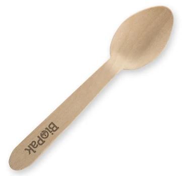 10cm Wooden Teaspoons - PK 2000 - BioPak