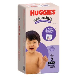 Huggies Nappy Pants Size  5 Larger CTN of 104 ESSENTIALS
