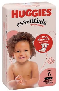 Huggies Nappy Pants Size  6 Larger CTN of 96 ESSENTIALS