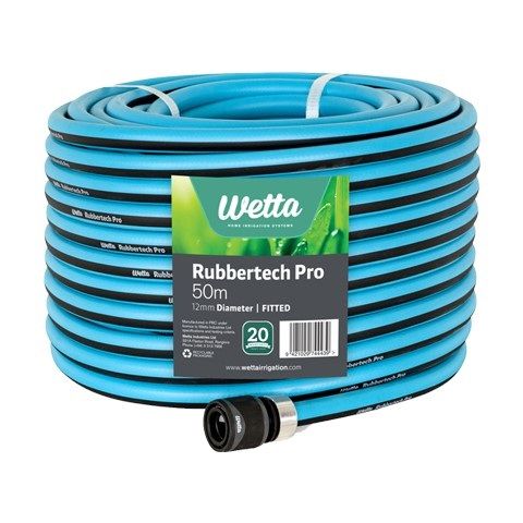 Rubbertech Pro Hose 12mmx50m Fitted