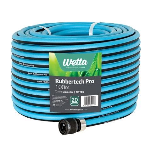 Rubbertech Pro Hose 12mmx100m Fitted