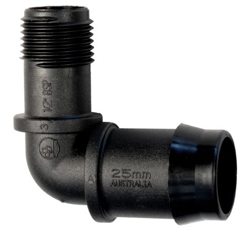 F09-25mm x 1/2in Threaded Elbow