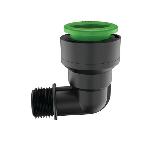 K16 - Pushfit 19mm x 15mm BSP Male Elbow
