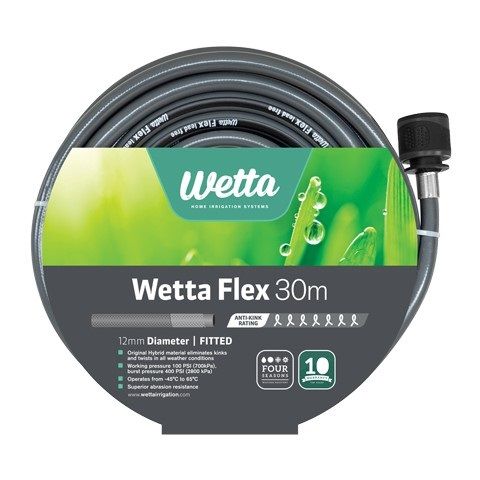 Wetta Flex Hose 12mmx30m Fitted