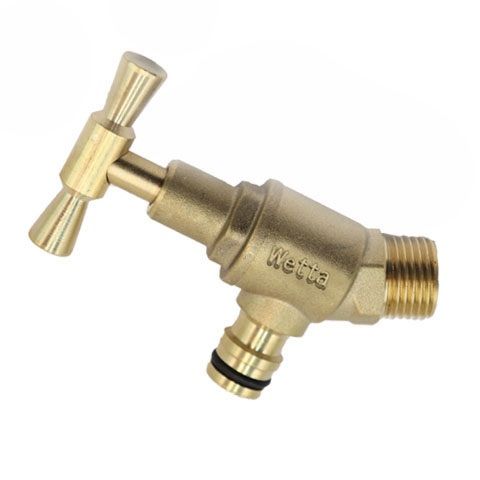 Brass Click On Tap Male
