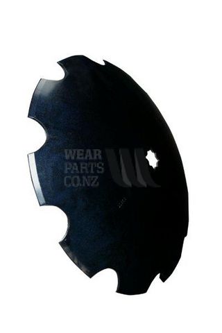26" Scalloped Disc Blade x 6mm - 1 1/2" & 40mm axle