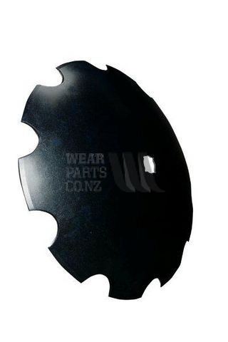 26" Scalloped Disc Blade x 6mm - 1 1/2" sq & 47mm round axle