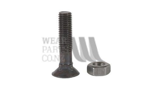 Csk Plough Bolt/Nut M11x50 Gr8.8