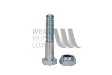 M10x60 Bolt/Nyloc Nut