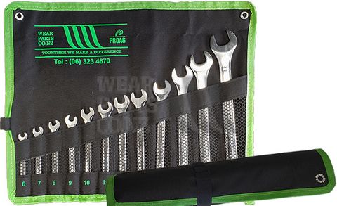 Wrench Set 12 Piece Metric. 6,7,8,9,10,11,12,13,14,17,19,22