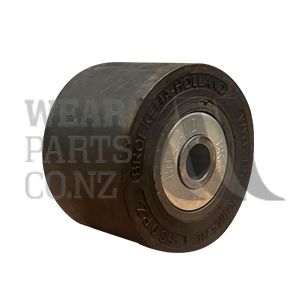 Roller 90mm Rubber Roller without flange