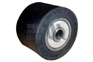 Roller 90mm Rubber Roller without flange