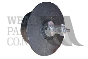 Flanged Roller Greasable 80x45mm to suit Grimme, flange 105mm.