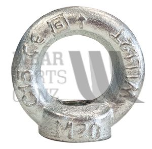 Lifting Eye Nut M20 1.20T WLL Galv - Eye 39mm ID