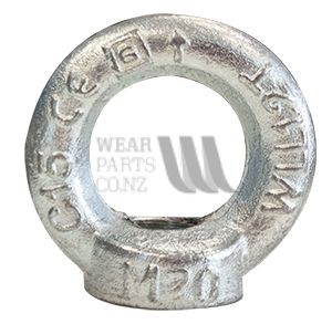 Lifting Eye Nut M20 1.20T WLL Galv - Eye 39mm ID