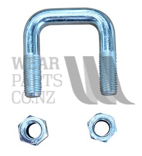 U-bolt kit to fit leg to upper spring