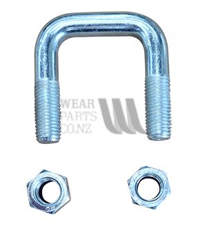 U-bolt kit to fit leg to upper spring