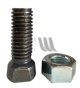 Double Flat Conical Head Plough Bolt/Nut M12x40 GR12.9