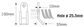 Y flail 150mm High to suit Agrimaster
