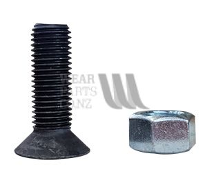 Flat Head Cap Screw and Nut M16X50