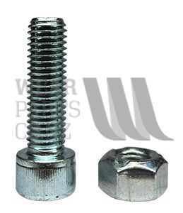 Socket head cap screw M12x40 and bolt