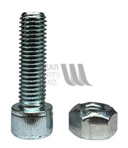 Socket head cap screw M12x40 and bolt