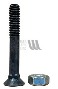Csk Plough Bolt/nut M10x70 Gr12.9