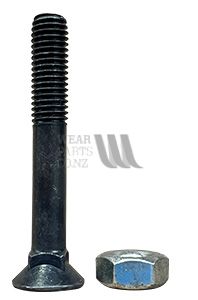 Csk Plough Bolt/nut M10x70 Gr12.9