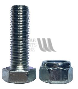 Bolt & Nut to suit tine/leg