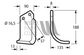 LH Rotary Hoe Speed Blade to suit Kuhn K1601100