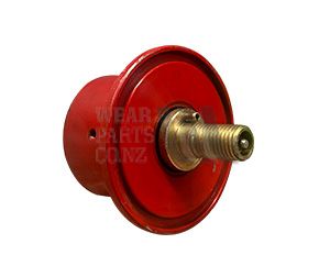 Flanged roller 100/ 136mm, 74mm width To suit Grimme 20002869.