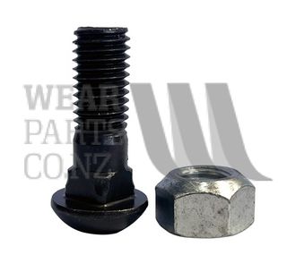 M12 x 35 Coach Bolt GR10.9 Zinc