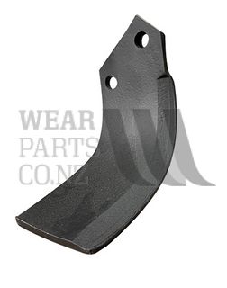 RH Tungsten Coated Rotary Hoe Speed Blade to suit Celli 10mm thick 722557, 722537