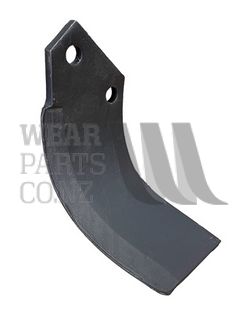 RH Tungsten Coated Rotary Hoe Speed Blade to suit Celli 10mm thick 722557, 722537