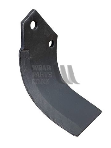 RH Tungsten Coated Rotary Hoe Speed Blade to suit Celli 10mm thick 722557, 722537