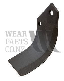 LH Tungsten Coated Rotary Hoe Speed Blade to suit Celli 10mm thick 722558, 722538