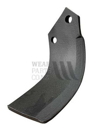 LH Tungsten Coated Rotary Hoe Speed Blade to suit Celli 10mm thick 722558, 722538