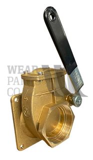 Threaded Lever Gate Valve Flanged 4" (100mm)