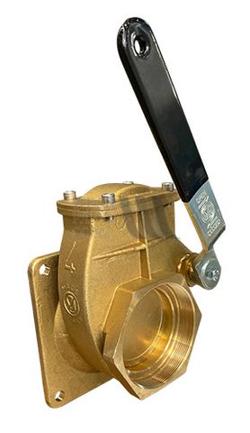 Threaded Lever Gate Valve Flanged 4" (100mm)
