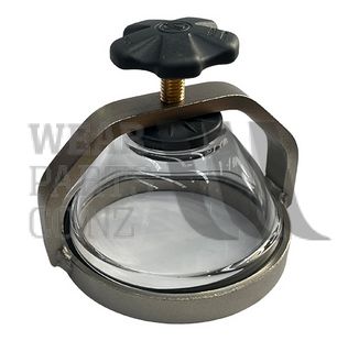 Glass Level Indicator 4" Steel Ring