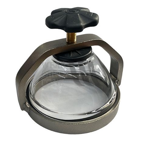 Glass Level Indicator 4" Steel Ring