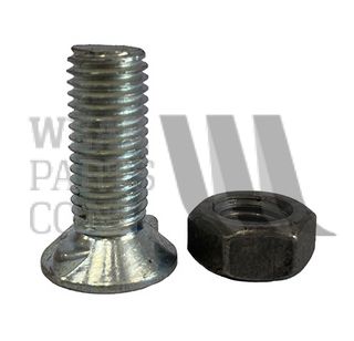 Double Nib Plough Bolt/Nut M11x1.5x30 to suit Gregoire Besson VI1202