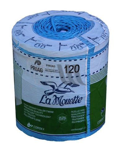 La Mouette Big Square Twine Blue, 1200m Spools, 120m/Kg